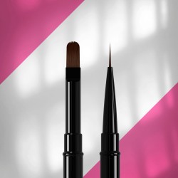 Staleks Pro Expert NBE-03/06 double-sided nail modeling brush 10mm/11mm