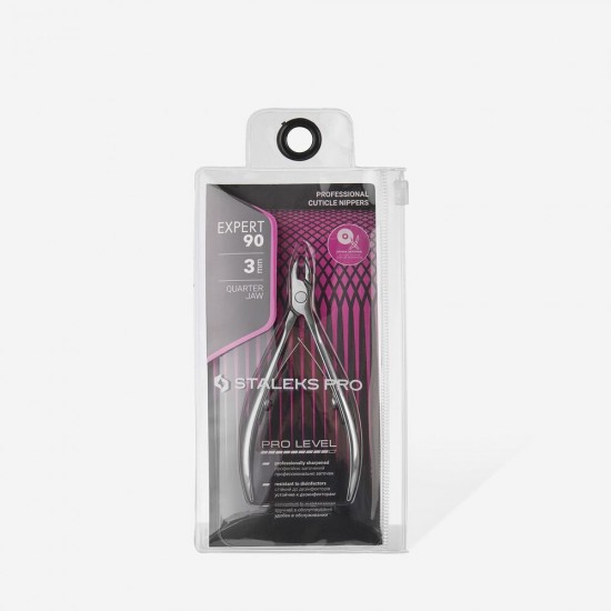 Staleks Pro Expert NE-90-3 professional cuticle nippers 3mm