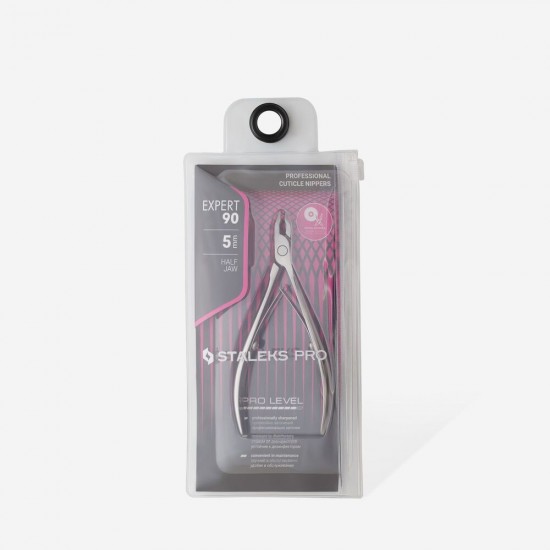 Staleks Pro Expert NE-90-5 professional cuticle nippers 5mm