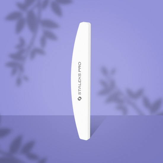 Staleks Pro Expert NFB-41-100/180-10 crescent shaped nail buff 100/180 grit 10pcs