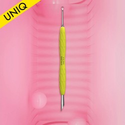 Staleks Pro Uniq PQ-11/2Y manicure pusher with silicone handle