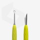 Staleks Pro Uniq PQ-11/2Y manicure pusher with silicone handle