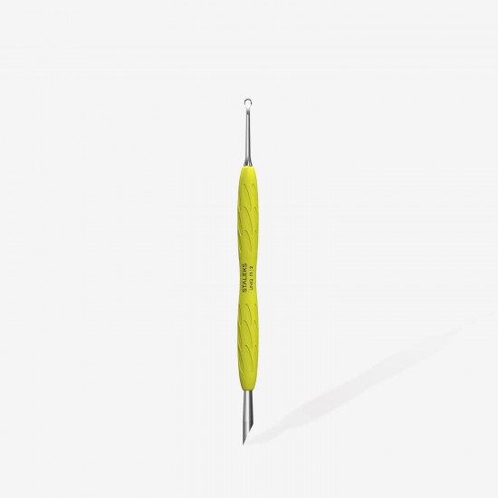 Staleks Pro Uniq PQ-11/2Y manicure pusher with silicone handle