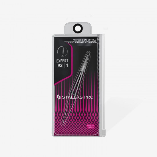 Staleks PRO Expert SE-93/1 professional Cuticle Scissor Tweezers