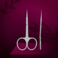 Staleks Exclusive SX-21/2M professional cuticle scissors with hook