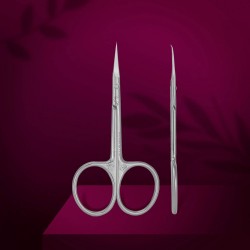 Staleks Exclusive SX-23/2M professional cuticle scissors with hook