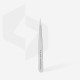 Staleks Pro Expert TE-10/5 eyebrow tweezer with pointed edges