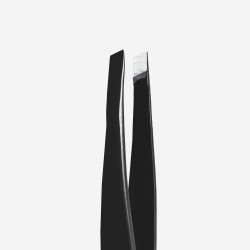 Staleks Pro Expert TE-11/4B eyebrow tweezer black with narrow bevel