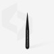Staleks Pro Expert TE-11/5B eyebrow tweezer black with pointed edges