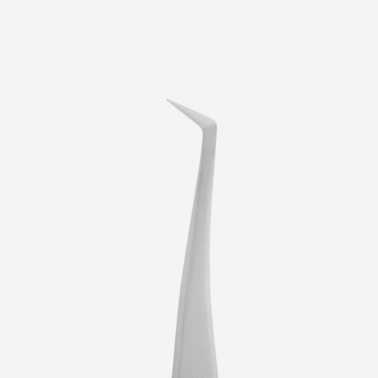 Staleks Pro Expert TE-40/12 professional eyelash tweezers L-shaped 65°