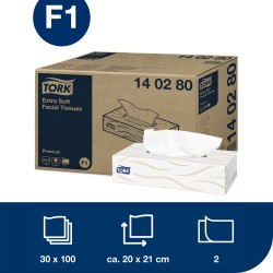 Tork F1 Extra Soft Facial Tissues Premium 2-ply 100pcs