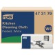 Tork W4 Kitchen Cleaning Cloth Folded White 75pcs
