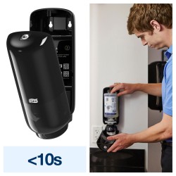 Tork S4 Skincare Dispenser Elevation design Black