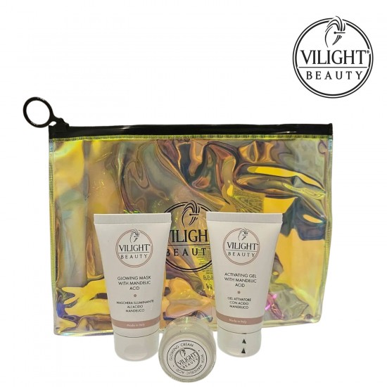 Vilight Beauty Mini Mandel mandelic acid product set for home use