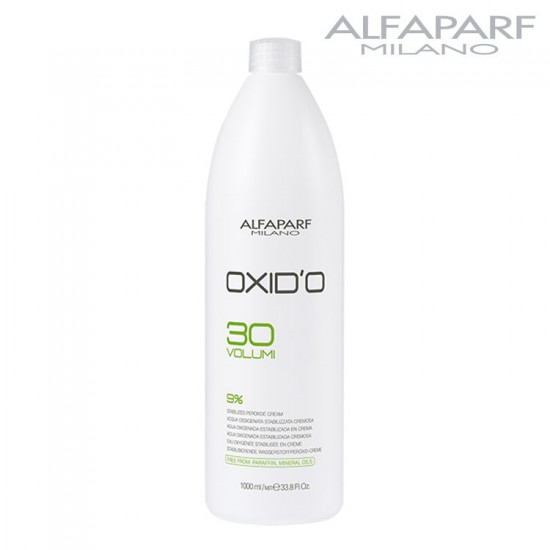 AlfaParf Oxid’O 30 Volume 9% creamy stabilized hydrogen peroxide 1000ml