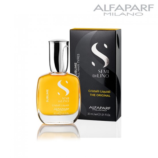 AlfaParf Semi Di Lino Sublime Cristalli Liquidi for all hair types 30ml