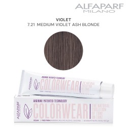AlfaParf Color Wear hair color Violet 7.21 Medium Violet Ash Blonde 60ml