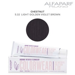 AlfaParf Color Wear hair color Chestnut 5.32 Light Golden Violet Brown 60ml