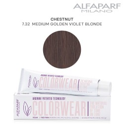 AlfaParf Color Wear hair color Chestnut 7.32 Medium Golden Violet Blonde 60ml
