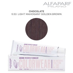 AlfaParf Color Wear hair color Chocolate 5.53 Light Mahogany Golden Brown 60ml