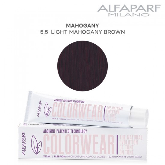 AlfaParf Color Wear hair color Chocolate 5.5 Light Mahogany Brown 60ml