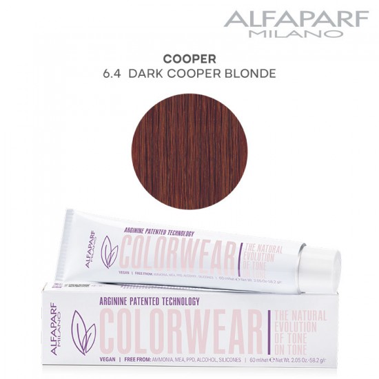 AlfaParf Color Wear hair color Cooper 6.4 Dark Cooper Blonde 60ml