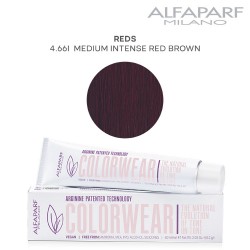 AlfaParf Color Wear hair color Reds 4.66i Medium Intense Red Brown 60ml