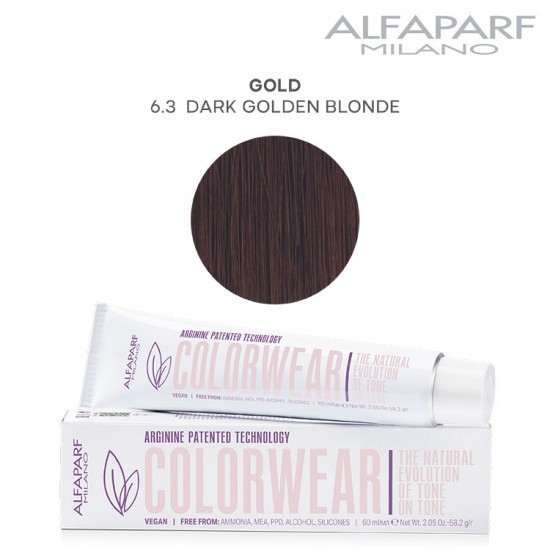 AlfaParf Color Wear hair color Gold 6.3 Dark Golden Blonde 60ml