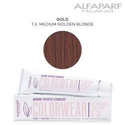 AlfaParf Color Wear hair color Gold 7.3 Medium Golden Blonde 60ml
