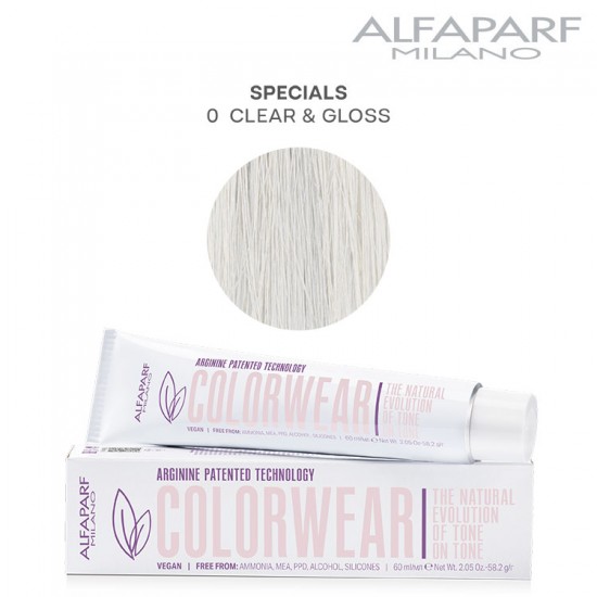 AlfaParf Color Wear hair color Specials 0 Clear & Gloss 60ml