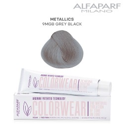AlfaParf Color Wear hair color Metallics Grey Black 9mgb 60ml