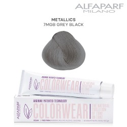 AlfaParf Color Wear hair color Metallics Grey Black 7mgb 60ml