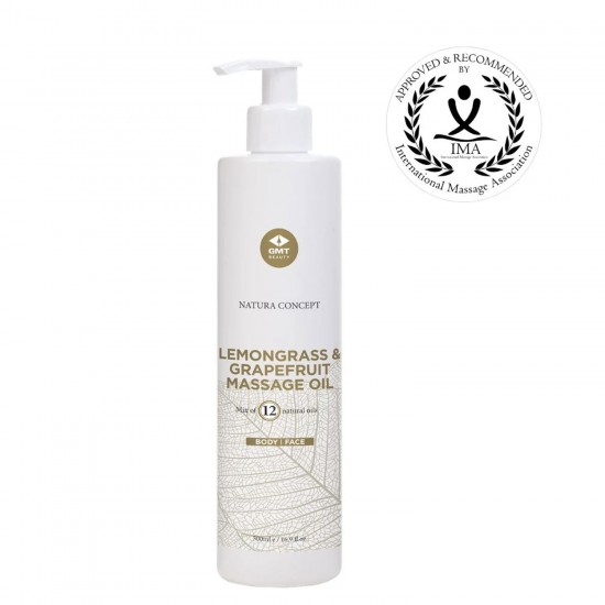 GMT Natura Concept Body/Face Lemongrass and Grapefruit massage oil 500ml