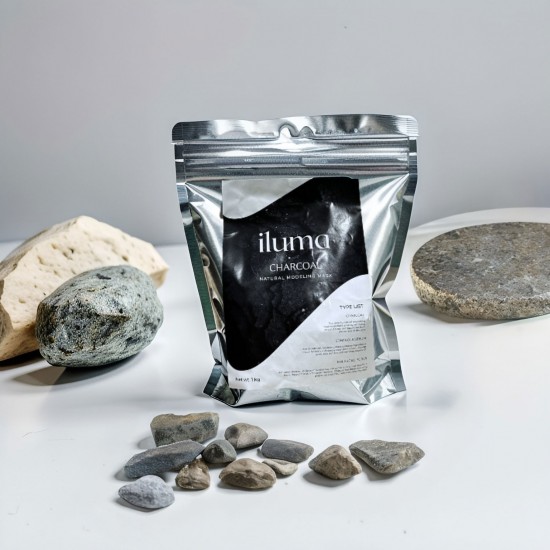 Iluma Charcoal natural modelling mask 1kg