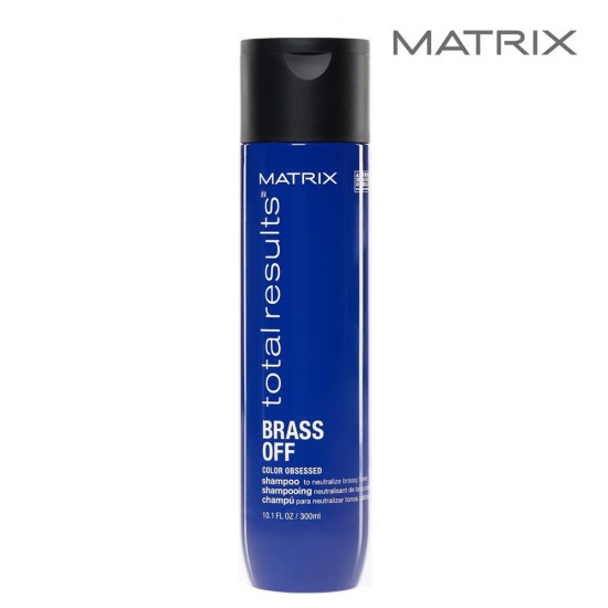 Matrix Total Results Brass Off shampoo to neutralize brassy tones 300ml
