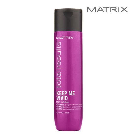 Matrix Total Results Keep Me Vivid Pearl Infusion shampoo for high-maintenance colours 300ml