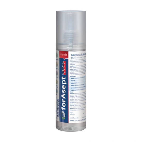 forAsept Strong Prof disinfectant for surfaces and objects 200ml