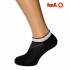 Sieviešu zeķes 5S10M melnas 35-38 izmērs īsas ar pretmikrobu efektu