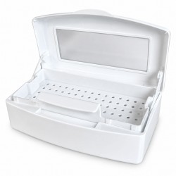 Disinfecting Tray for Manicure Pedicure Nail Art Makeup Implements and Tools