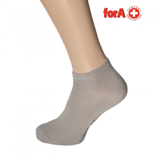 Vīriešu zeķes 8B4M pelēkas 39-42 izmērs sporta īsas ar pretsēnīšu iedarbību