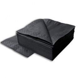 Paper napkins Lime 2 ply 250 sheets black