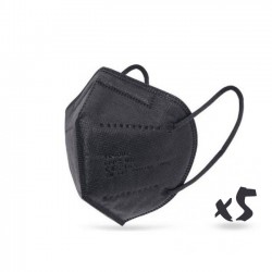 Respirator FFP2 black 5pcs.