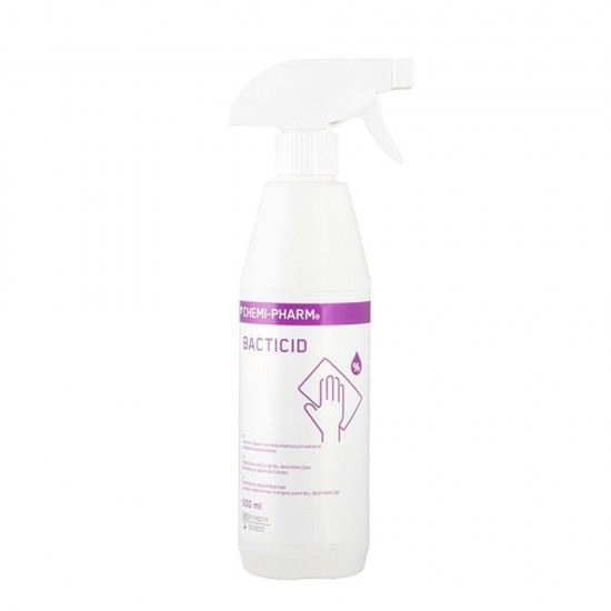 Chemi-Pharm Bacticid alcohol based rapid disinfectant for medical devices 500ml