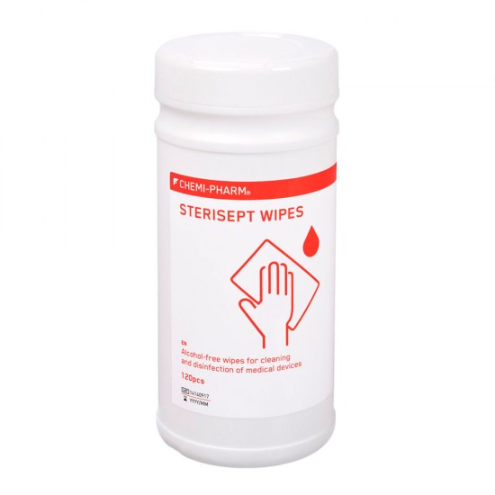 Chemi-Pharm Sterisept Wipes alcohol-free wipes for cleaning and disinfection of medical devices 120pcs