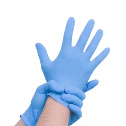 BaltLine Nitrile Powder-free Blue Gloves S 100pcs.