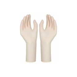 Mercator Santex Anatomic powder-free latex gloves with extended cuff L 50 pairs