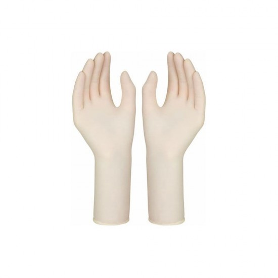 Mercator Santex Anatomic powder-free latex gloves with extended cuff L 50 pairs