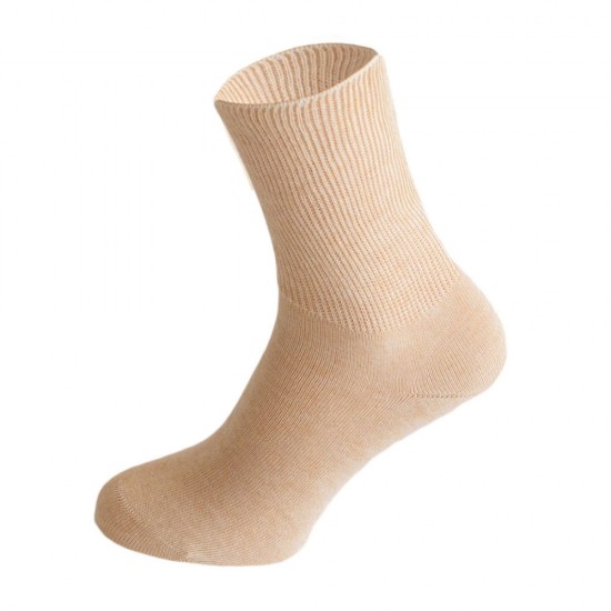 Medicīniskās zeķes RV11 bēšas 40-42 izmērs bez gumijas ar hitozāna šķiedru