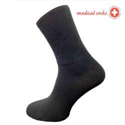 Medicīniskās zeķes RV8 melnas 35-38 izmērs bambusa bez gumijas