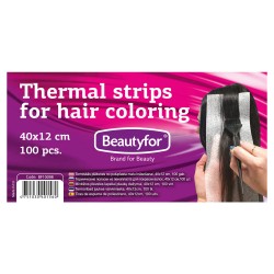 Thermal strips made of foam for hair coloring 40x12cm 100pcs